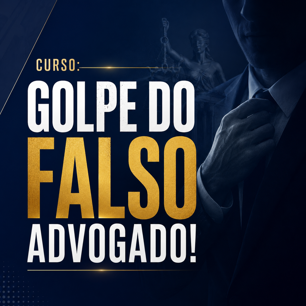 Capa do curso Golpe do Falso Advogado: Atuação Jurídica Completa